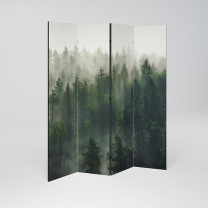 MISTY FOREST Biombo de 4 Painéis