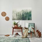 MISTY FOREST Peel and Stick Horizontal Poster