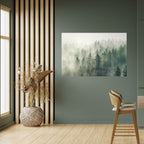 MISTY FOREST Peel and Stick Horizontal Poster