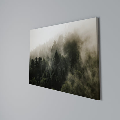 MISTY HIGHLANDS Horizontal Canvas Print