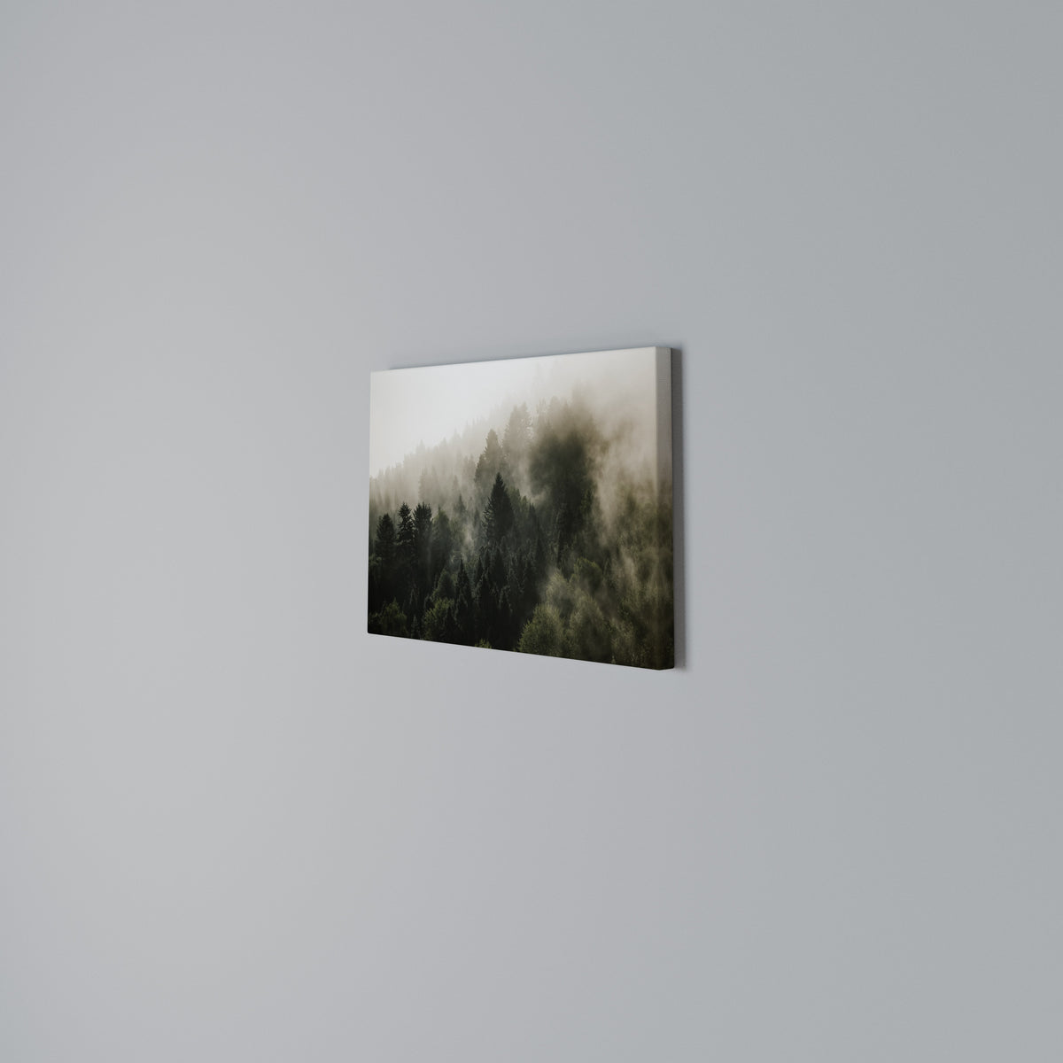 MISTY HIGHLANDS Horizontal Canvas Print