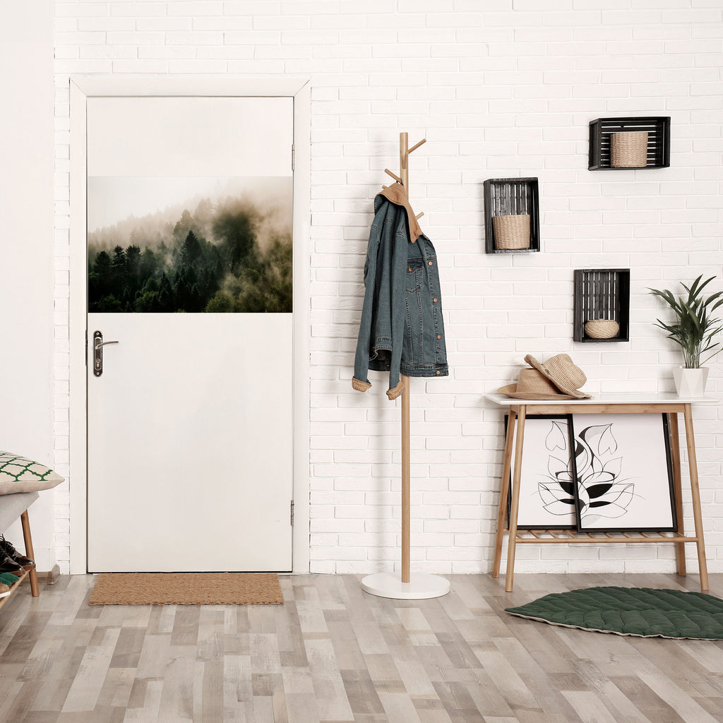 MISTY HIGHLANDS Peel and Stick Horizontal Poster