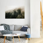 MISTY HIGHLANDS Peel and Stick Horizontal Poster