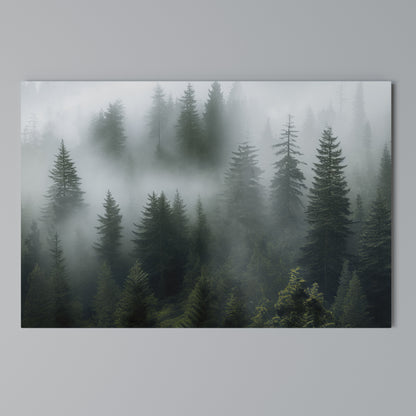FOGGY CREST Horizontal Canvas Print
