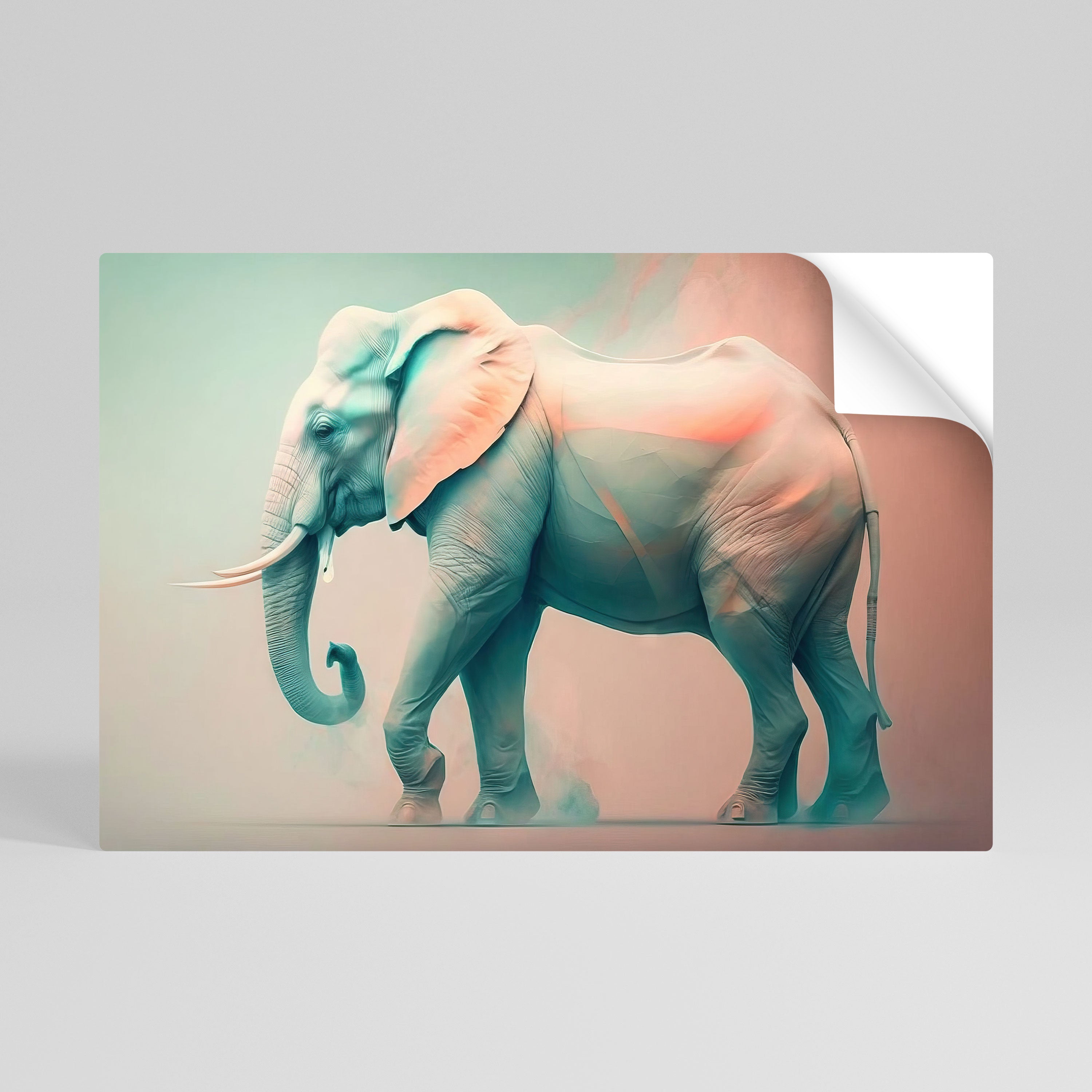 HOLO GIANT Peel and Stick Horizontal Poster