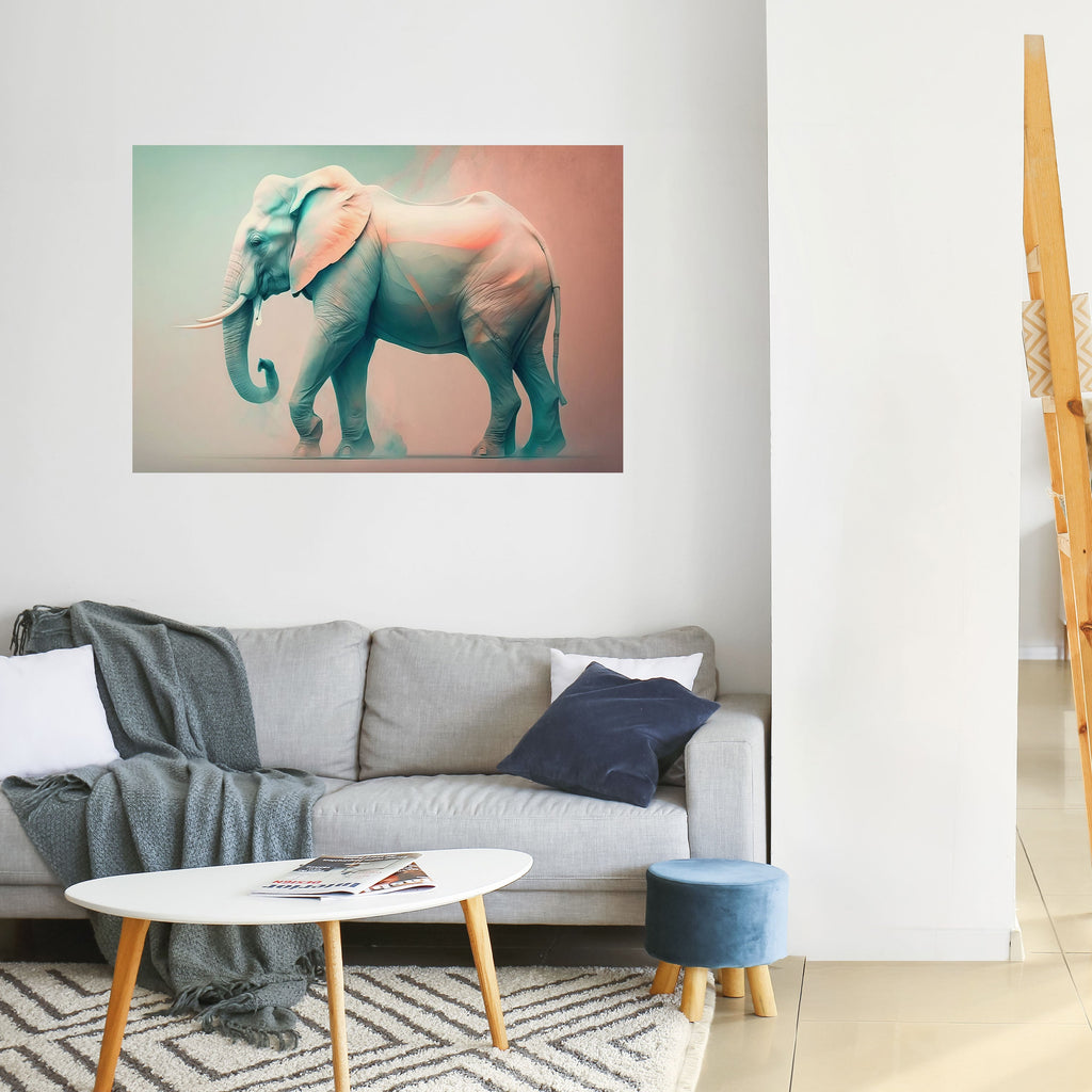 HOLO GIANT Peel and Stick Horizontal Poster