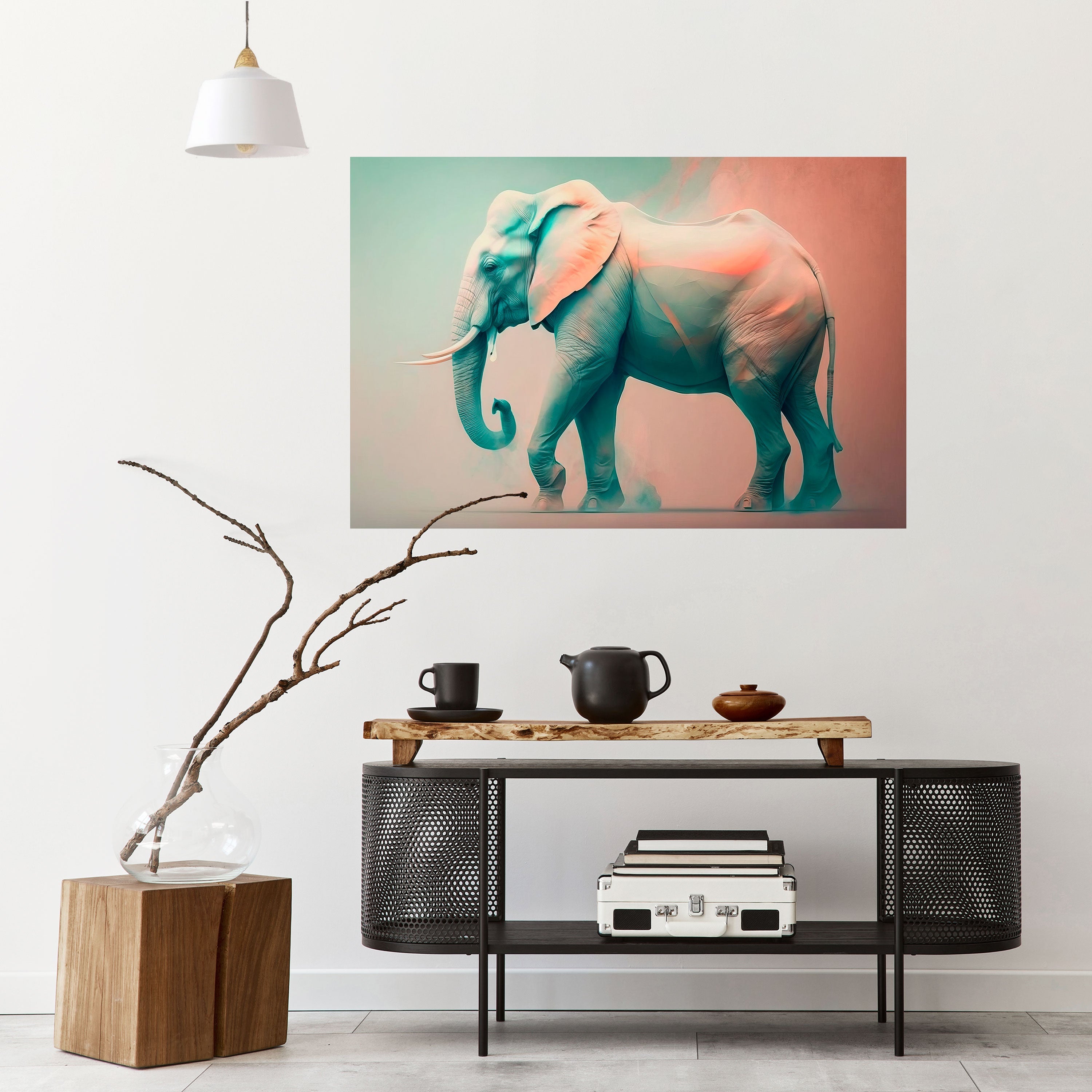 HOLO GIANT Peel and Stick Horizontal Poster