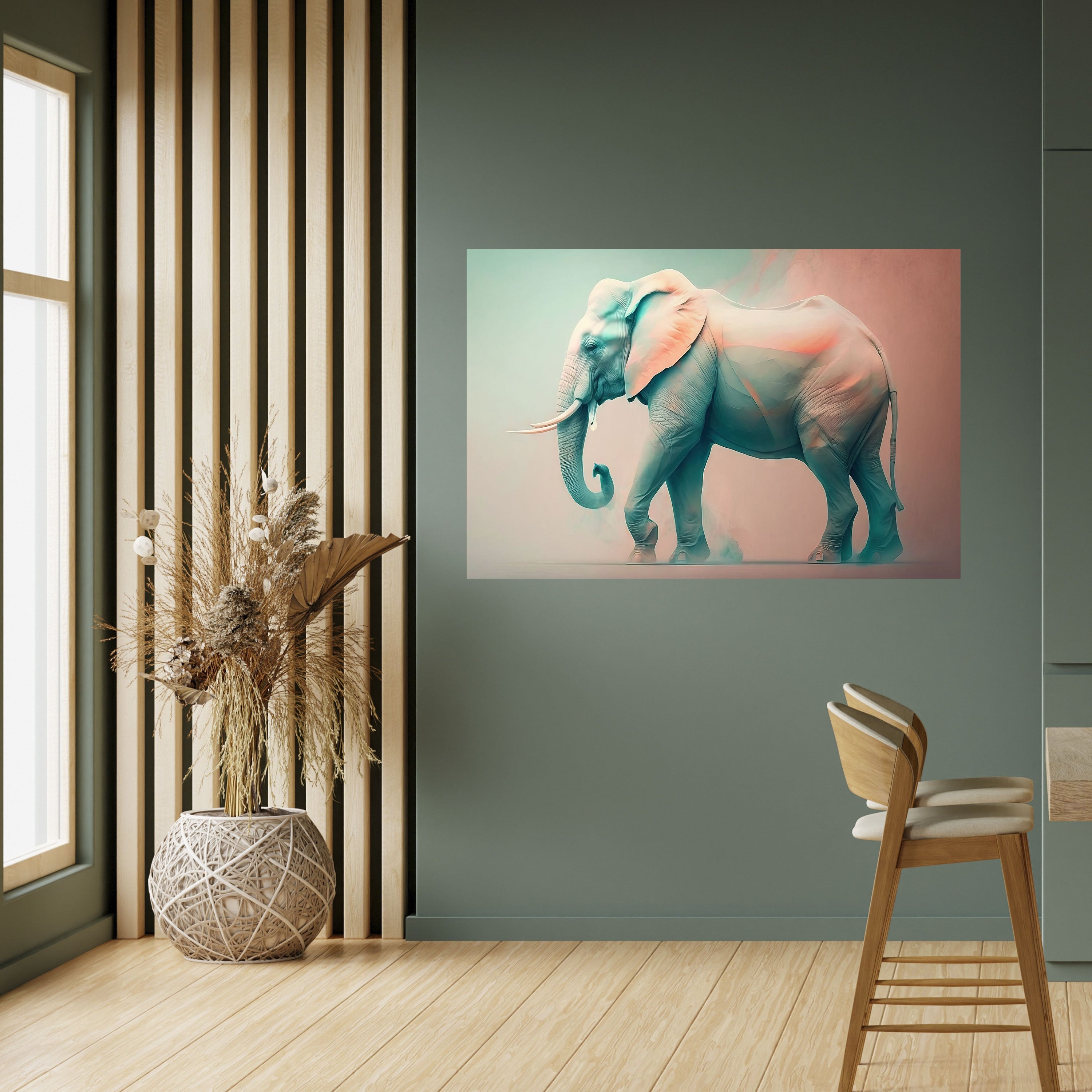 HOLO GIANT Peel and Stick Horizontal Poster