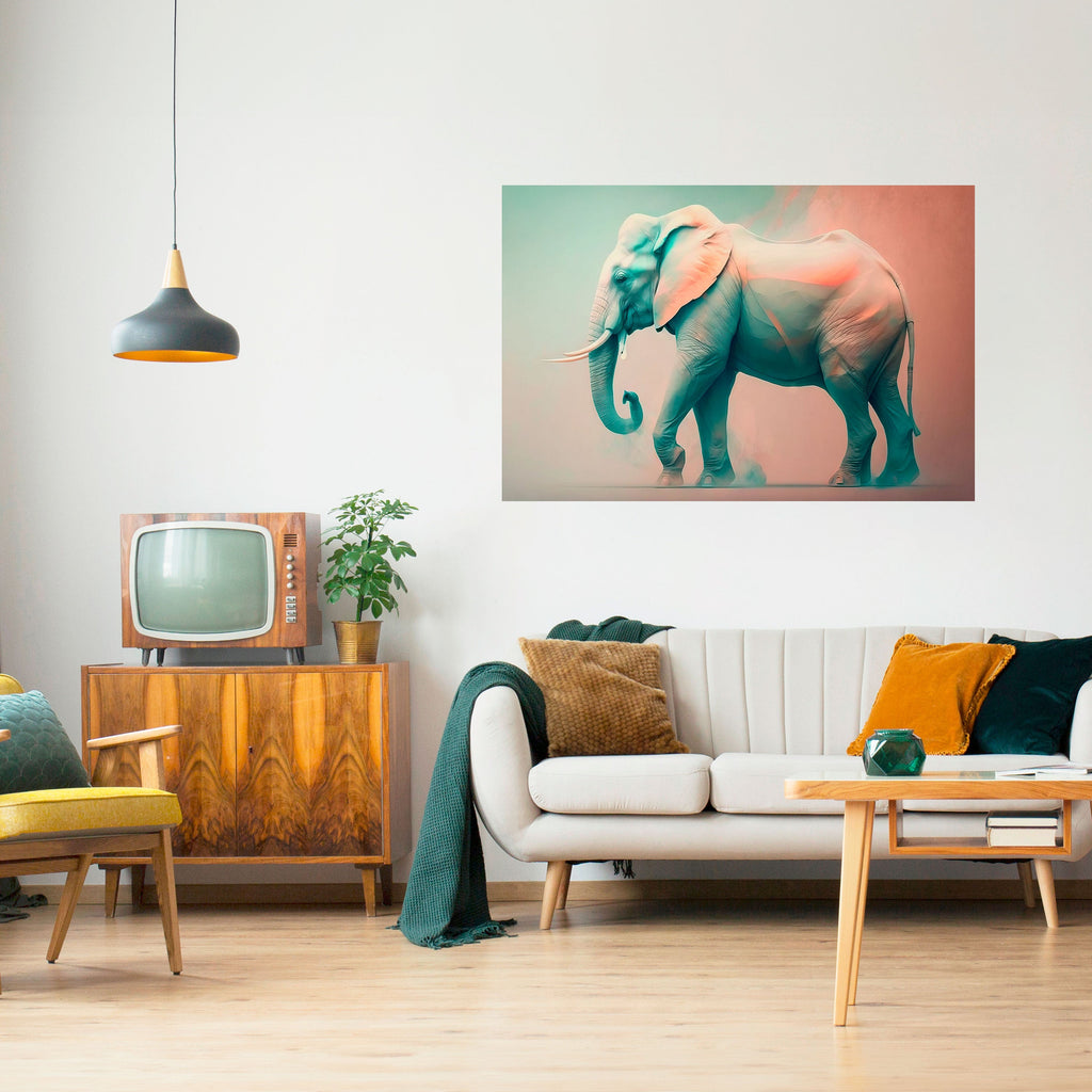 HOLO GIANT Peel and Stick Horizontal Poster