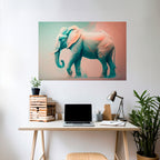 HOLO GIANT Peel and Stick Horizontal Poster