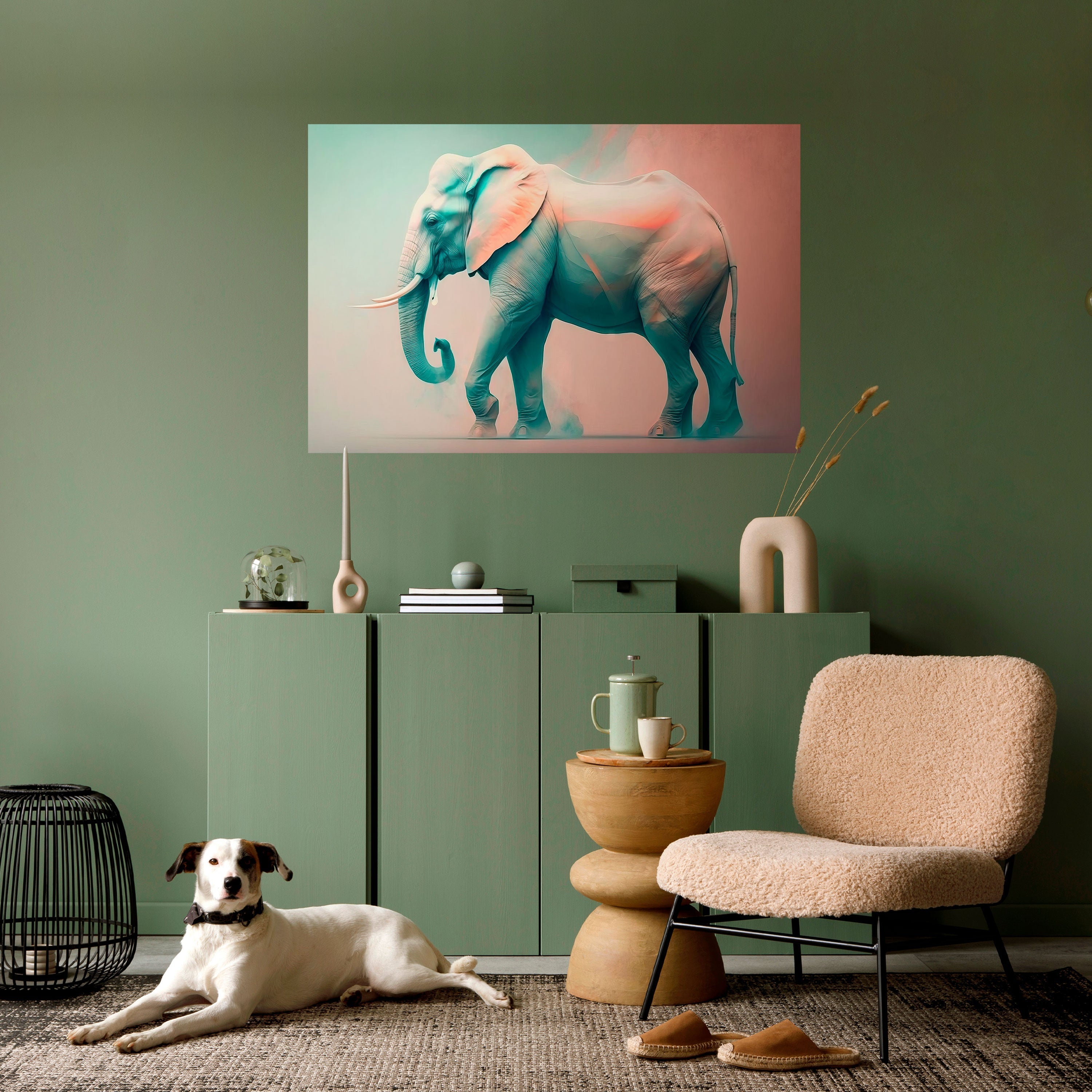 HOLO GIANT Peel and Stick Horizontal Poster