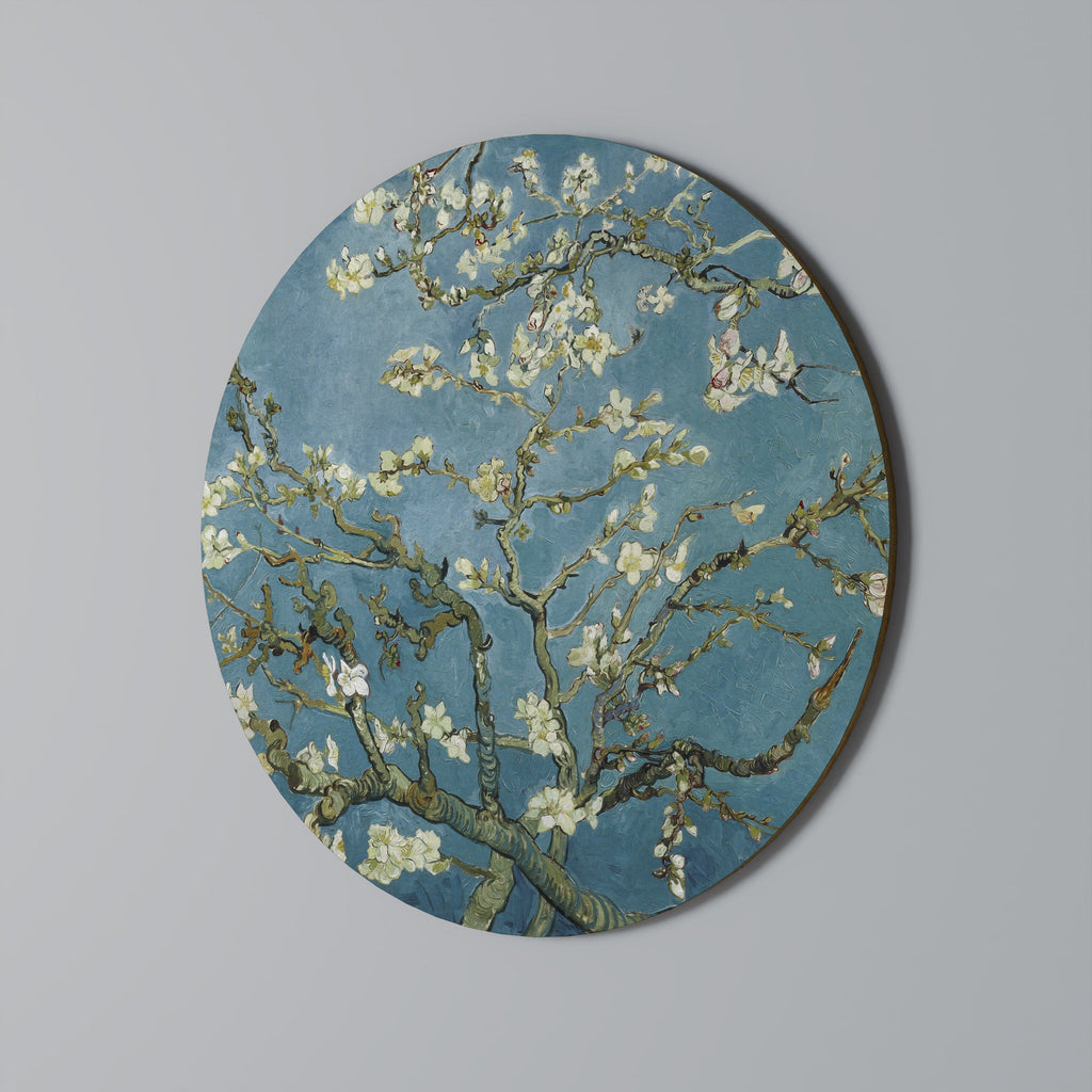 ALMOND BLOSSOM Quadro Redondo Decorativo