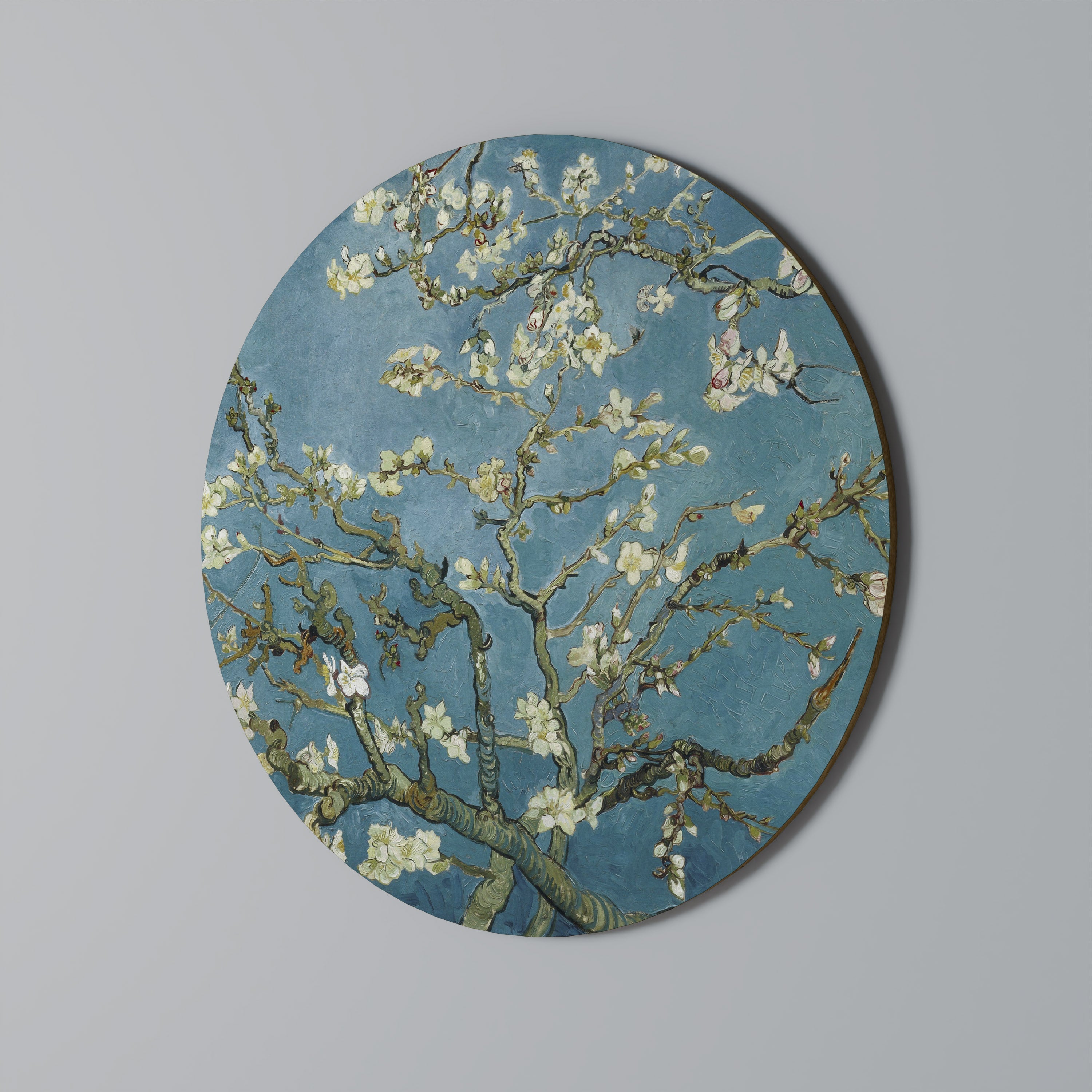 ALMOND BLOSSOM Round Wall Art