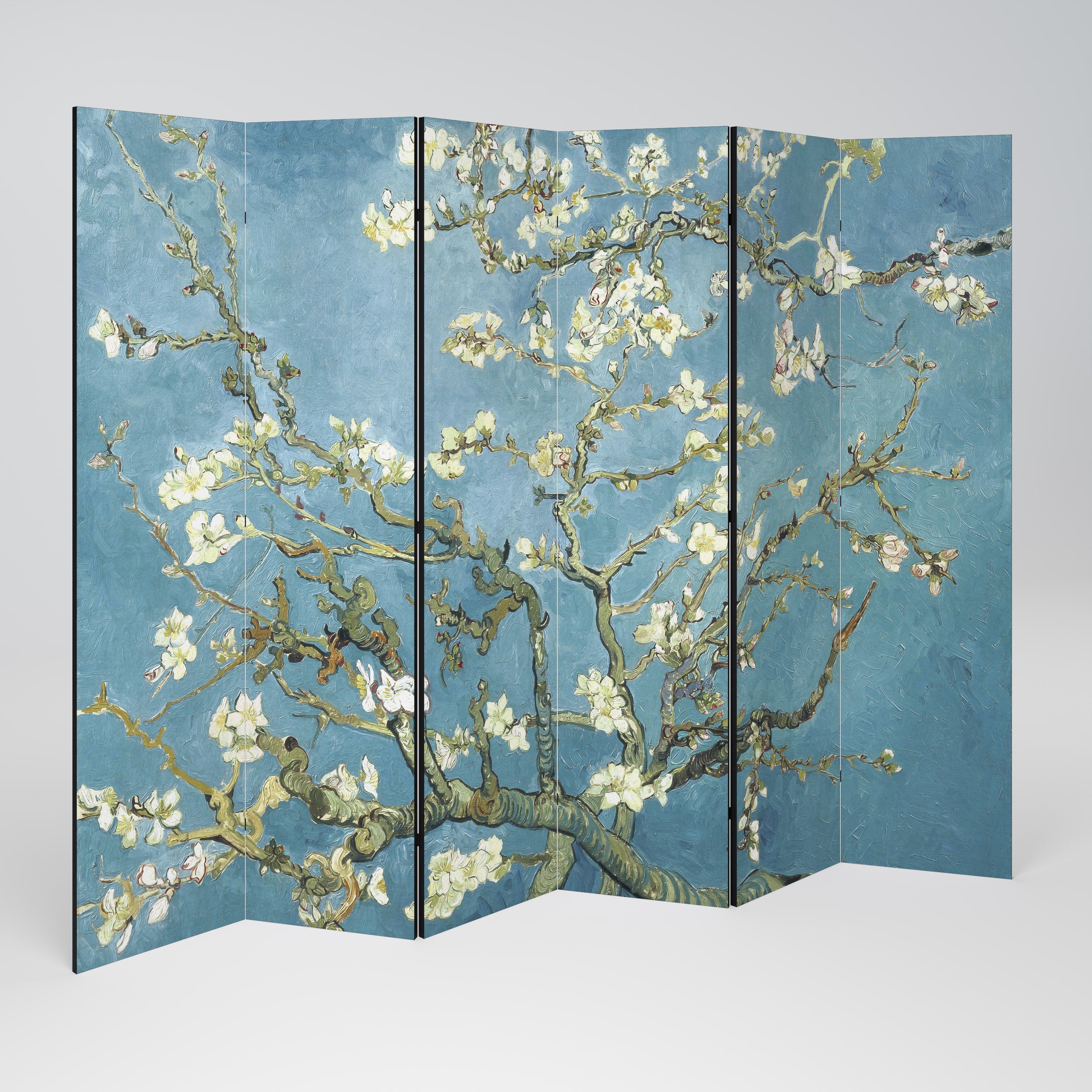 ALMOND BLOSSOM Biombo Decorativo de 6 Painéis