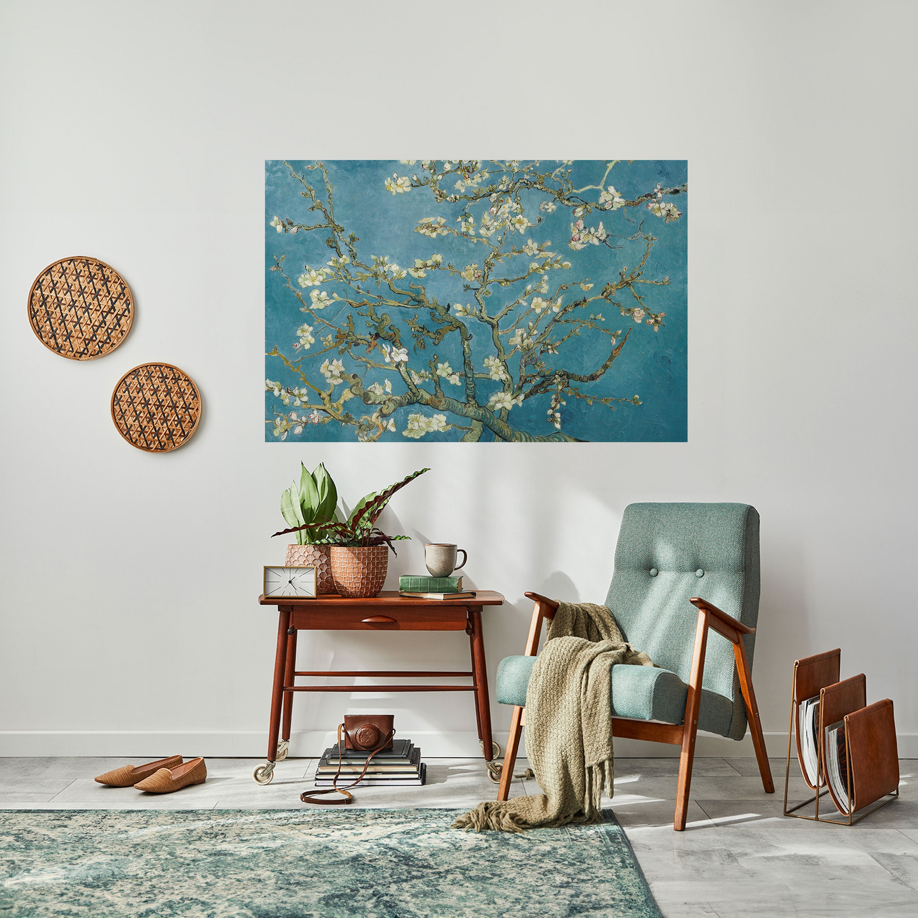 ALMOND BLOSSOM Peel and Stick Horizontal Poster