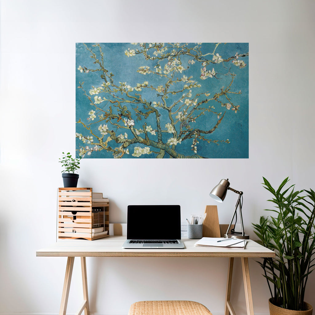 ALMOND BLOSSOM Peel and Stick Horizontal Poster