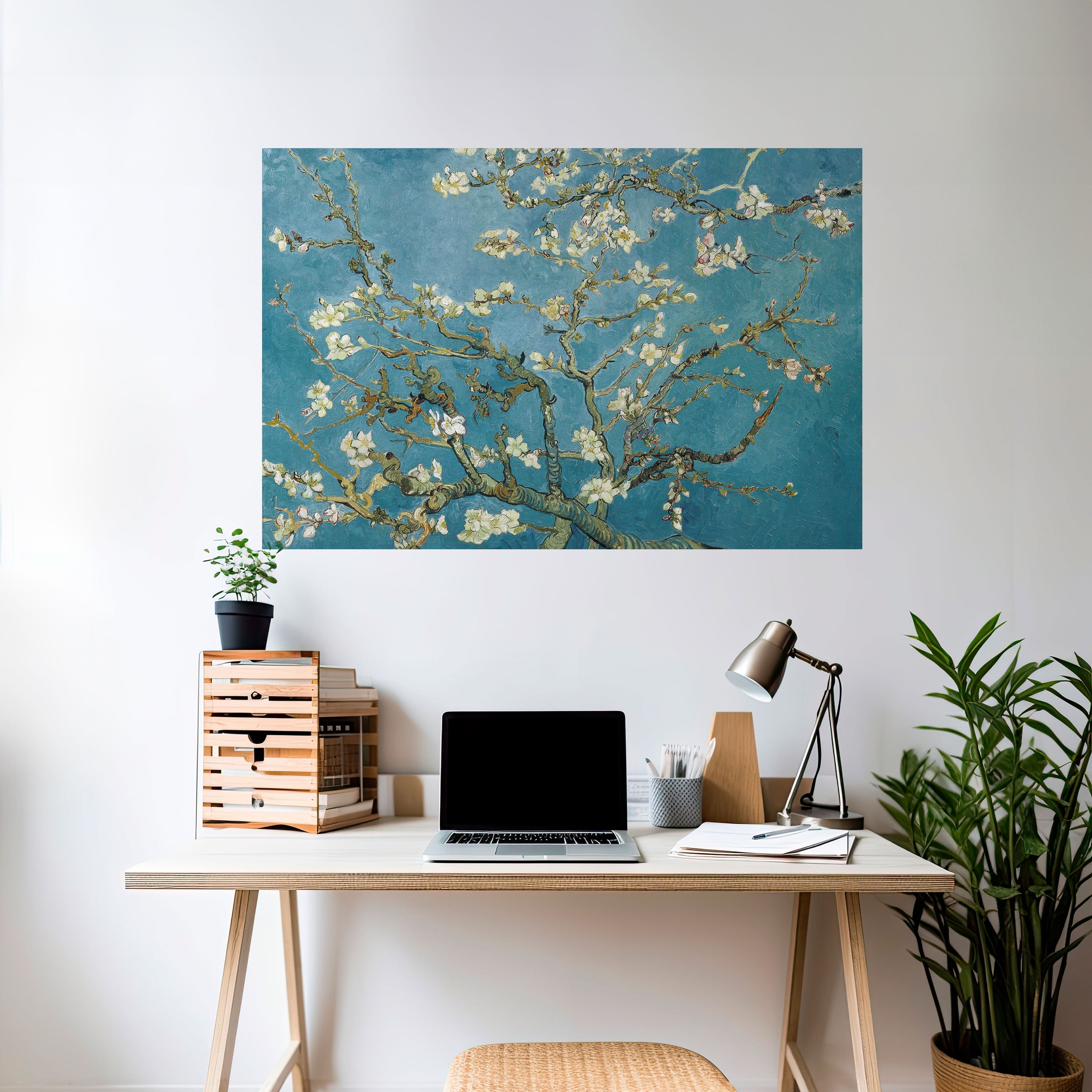 ALMOND BLOSSOM Peel and Stick Horizontal Poster