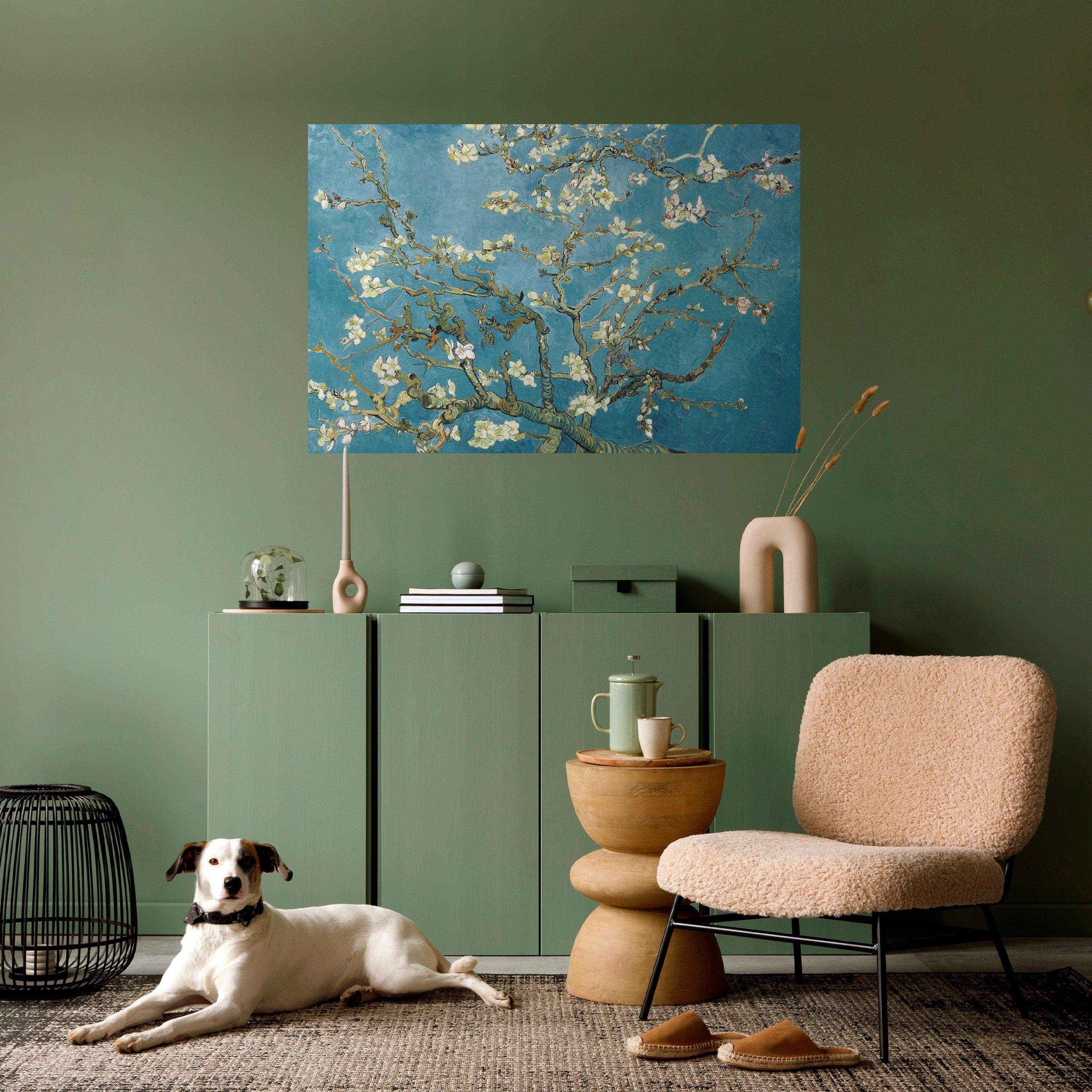 ALMOND BLOSSOM Peel and Stick Horizontal Poster