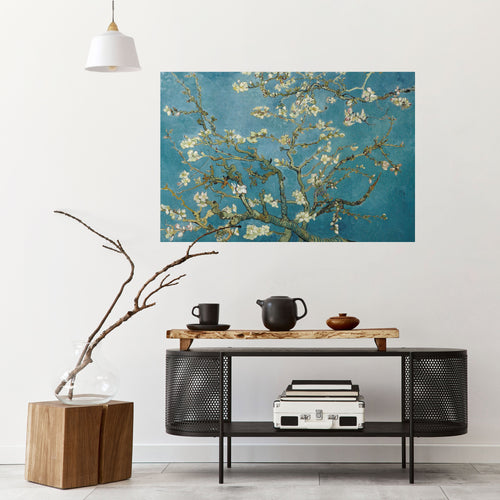 ALMOND BLOSSOM Poster Horizontal Autocolante