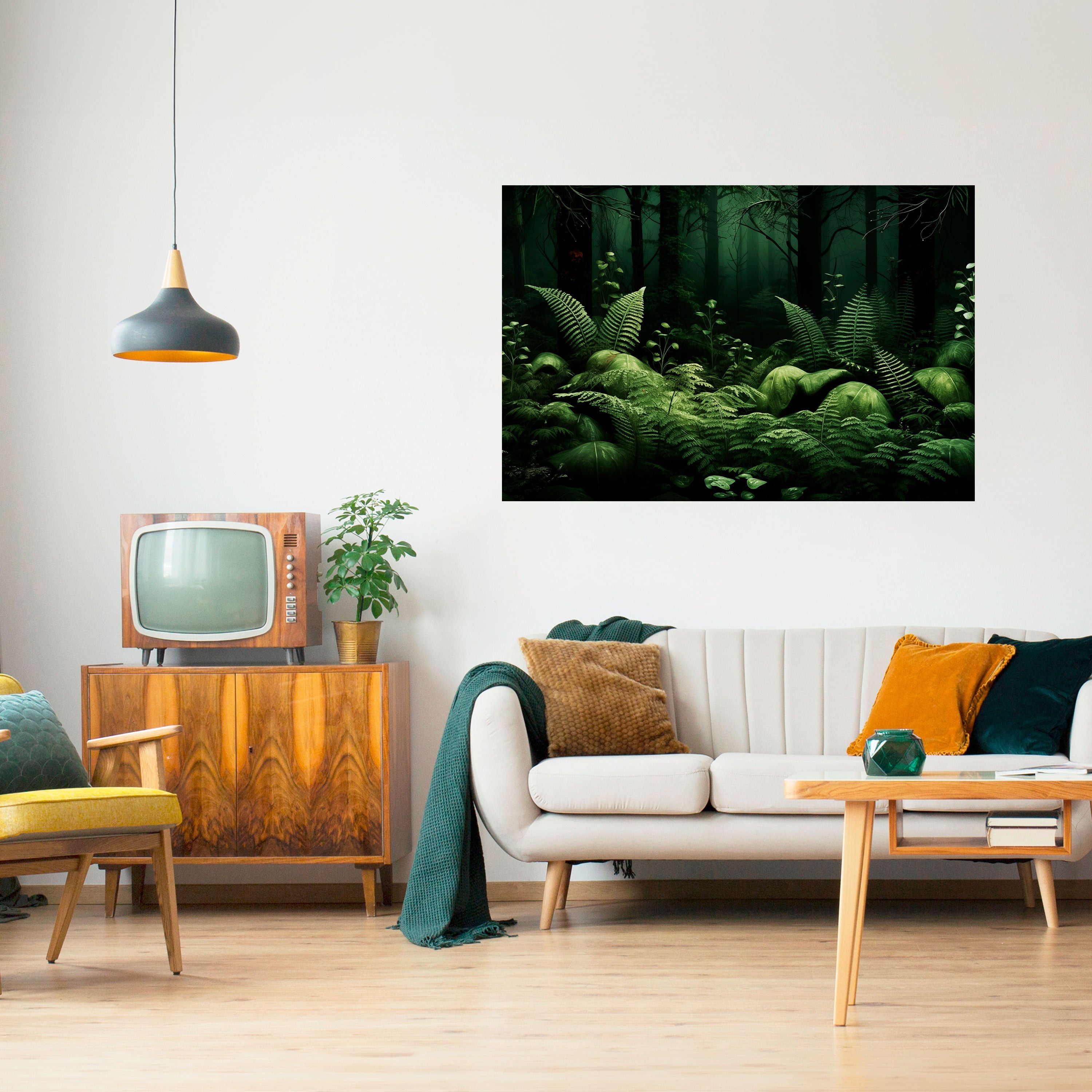 FOREST OF DREAMS Peel and Stick Horizontal Poster