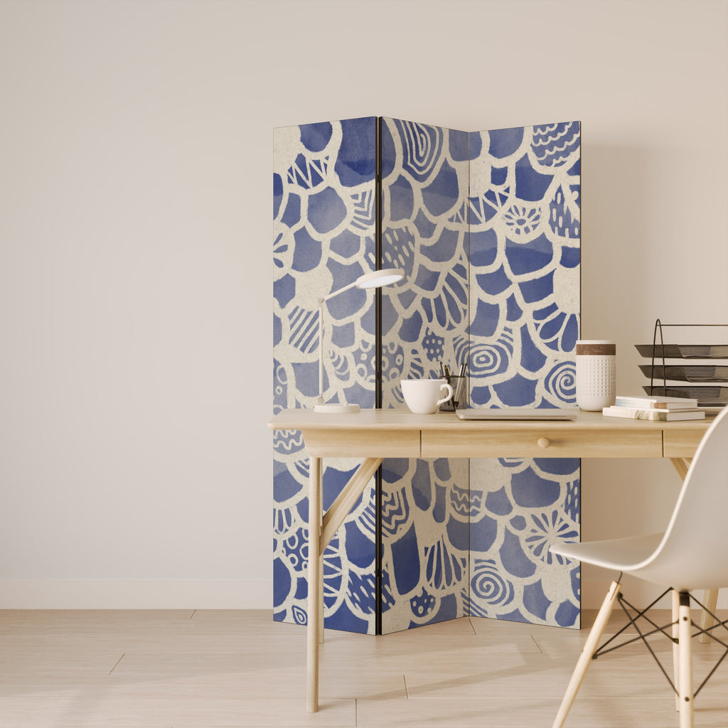 SAPHIRE TESSERA Decorative 3-Panel Room Divider
