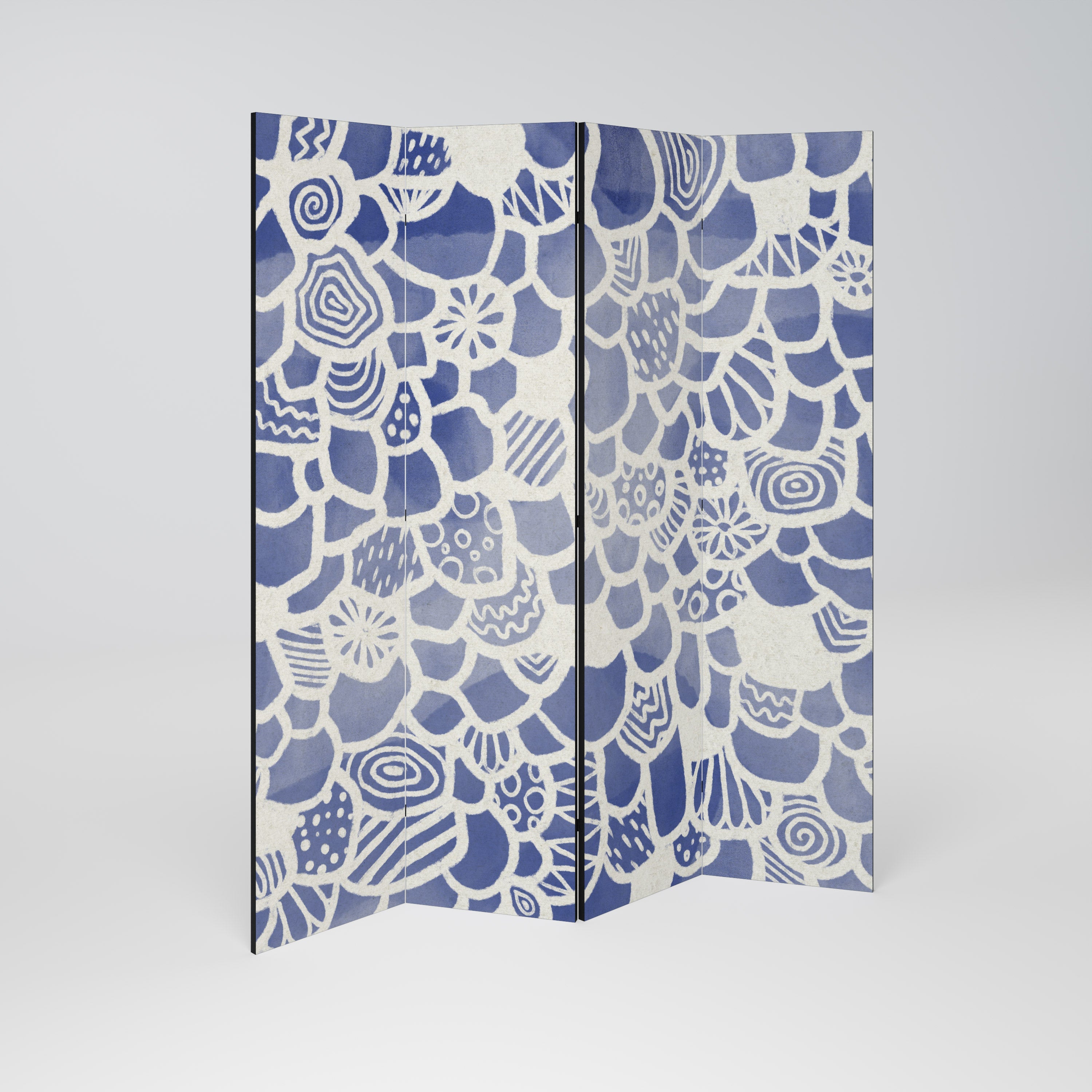 SAPHIRE TESSERA Biombo Decorativo de 4 Painéis