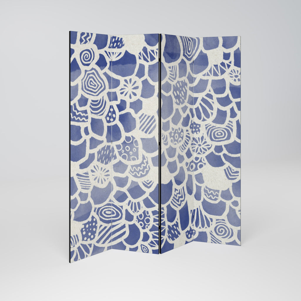 SAPHIRE TESSERA Biombo Decorativo de 4 Painéis