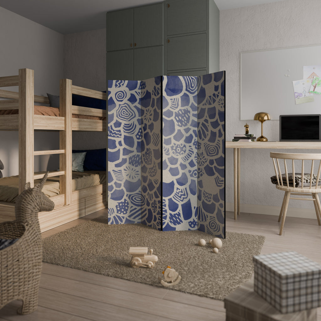 SAPHIRE TESSERA Biombo Decorativo de 4 Painéis