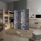 SAPHIRE TESSERA Biombo Decorativo de 4 Painéis