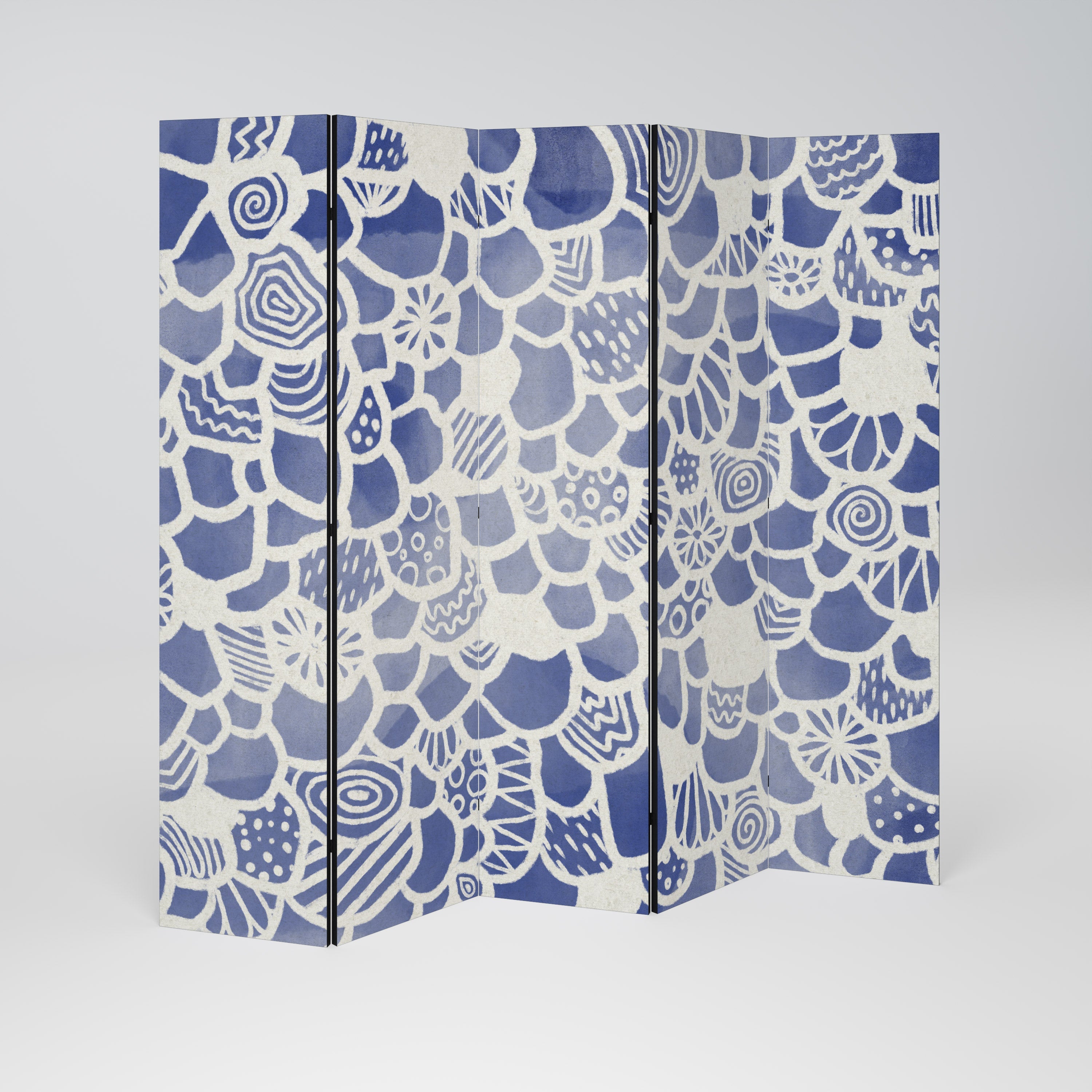 SAPHIRE TESSERA Biombo Decorativo de 5 Painéis