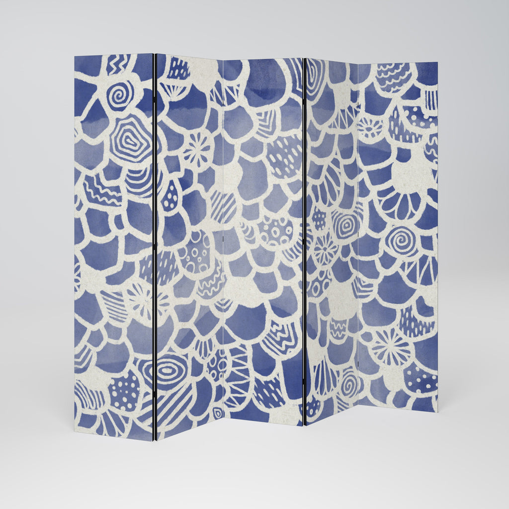 SAPHIRE TESSERA Decorative 5-Panel Room Divider