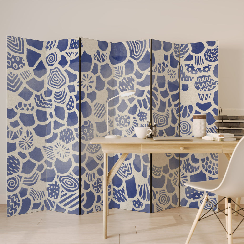 SAPHIRE TESSERA Decorative 6-Panel Room Divider