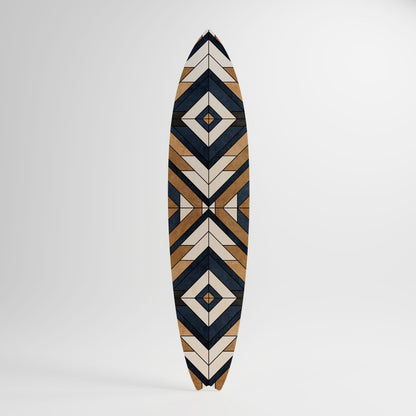 ARTFUL GEOMETRY Painel Decorativo Prancha de Surf
