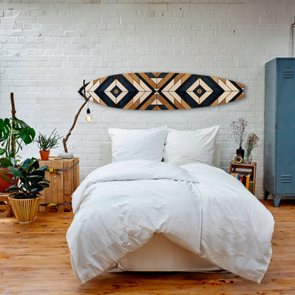 ARTFUL GEOMETRY Painel Decorativo Prancha de Surf