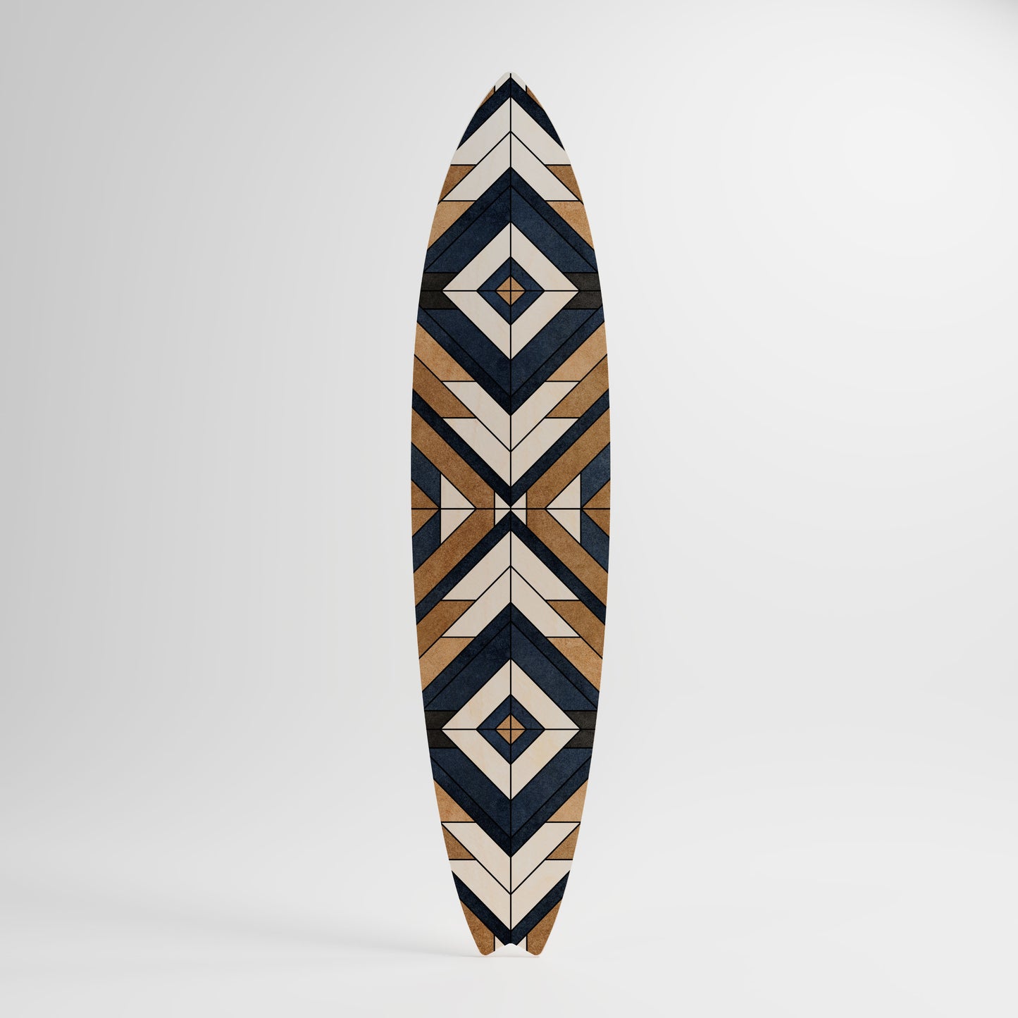 ARTFUL GEOMETRY Painel Decorativo Prancha de Surf