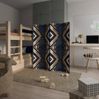 ARTFUL GEOMETRY Biombo Decorativo de 4 Painéis