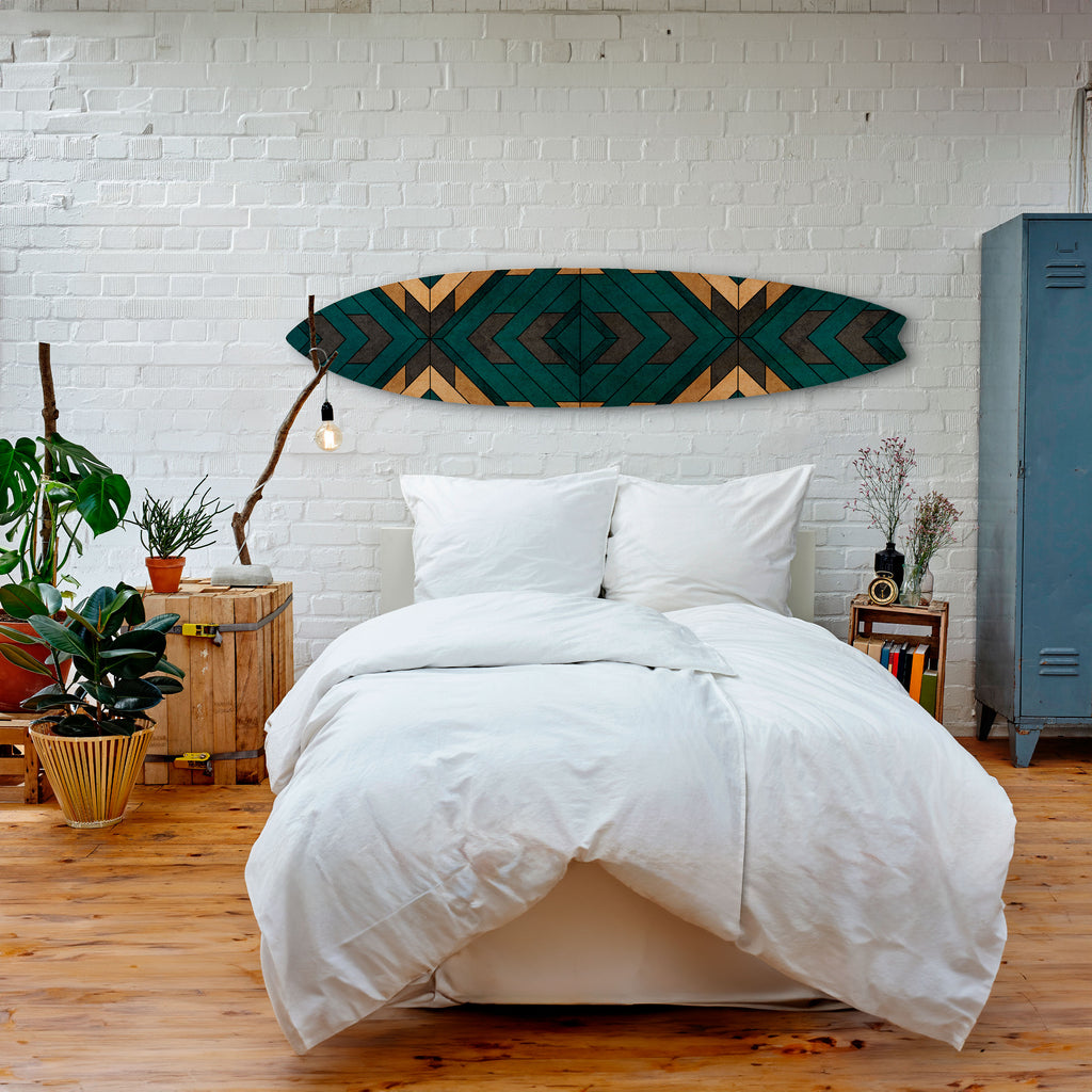 ARTISTIC GEOMETRY Painel Decorativo Prancha de Surf