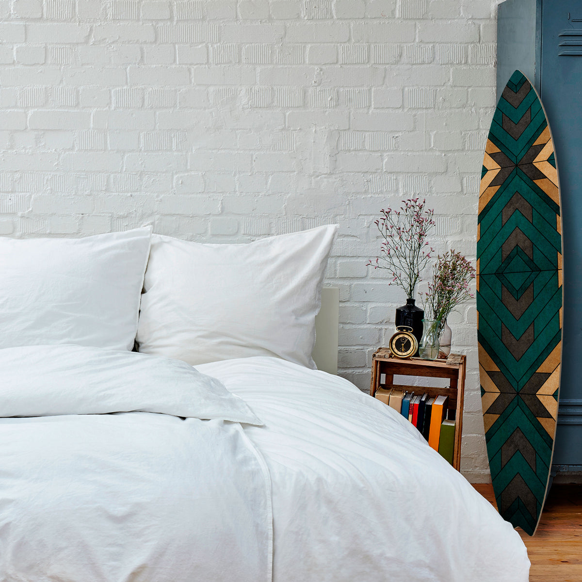 ARTISTIC GEOMETRY Painel Decorativo Prancha de Surf