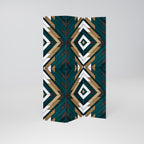 ARTISTIC GEOMETRY 3-Panel Room Divider