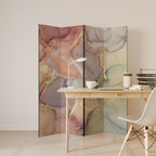 GOLDEN DREAMSCAPE RHYTHM Biombo Decorativo de 4 Painéis