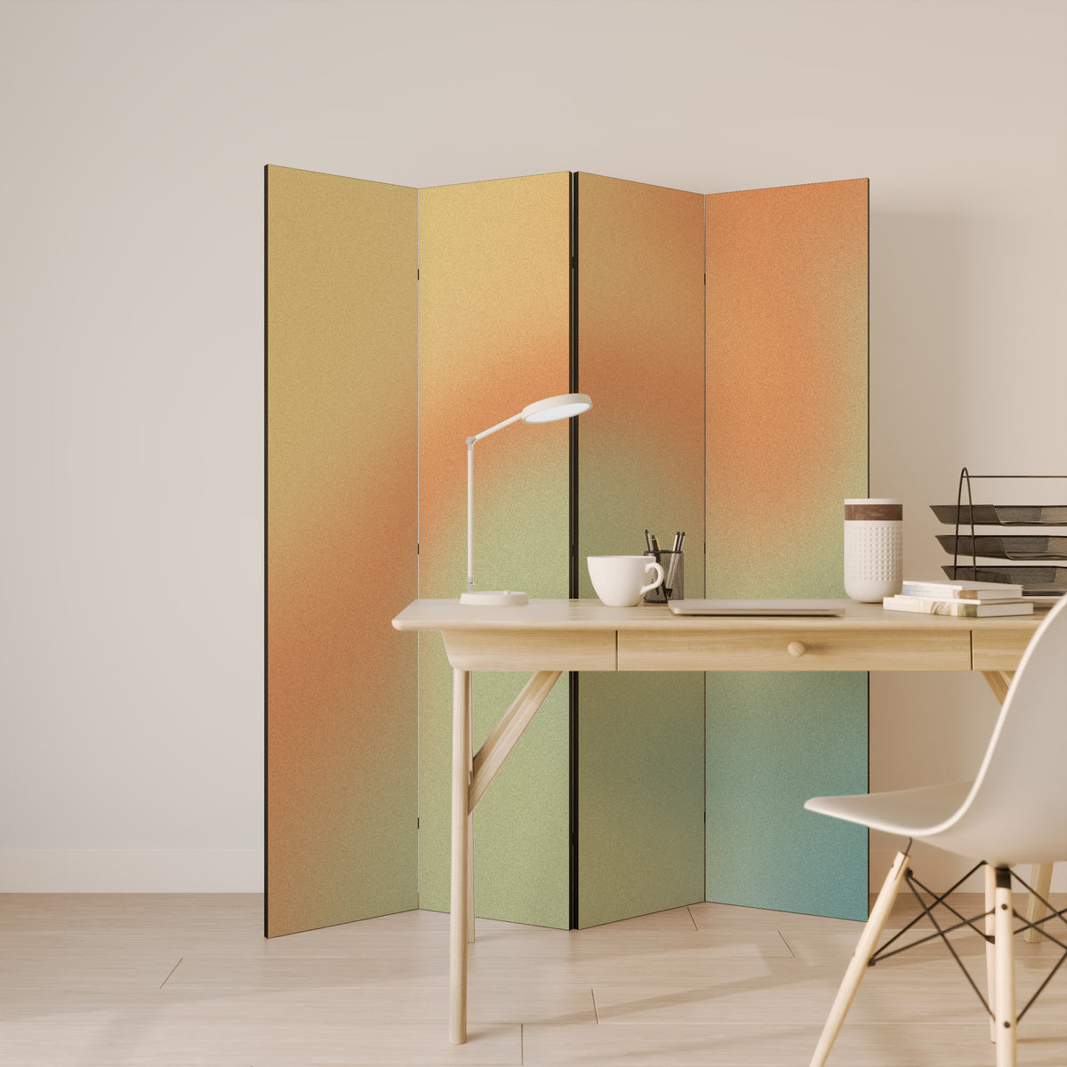 MIRAGE MELODIES 4-Panel Room Divider