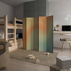 MIRAGE MELODIES Biombo Decorativo de 5 Painéis