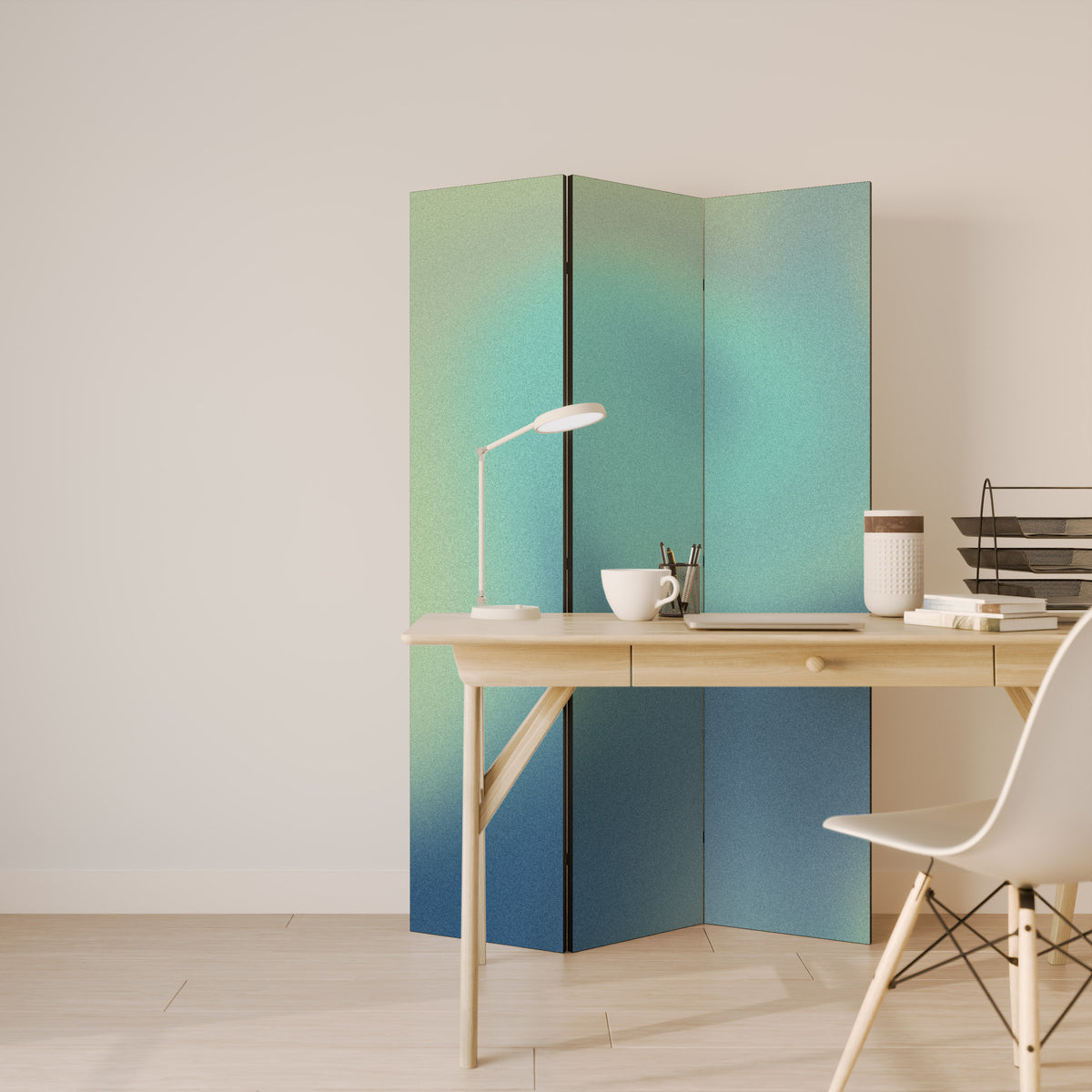 ETHEREAL SHADES UNVEILED Biombo de 3 Painéis