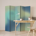 ETHEREAL SHADES UNVEILED Biombo Decorativo de 5 Painéis