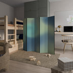ETHEREAL SHADES UNVEILED Biombo Decorativo de 5 Painéis