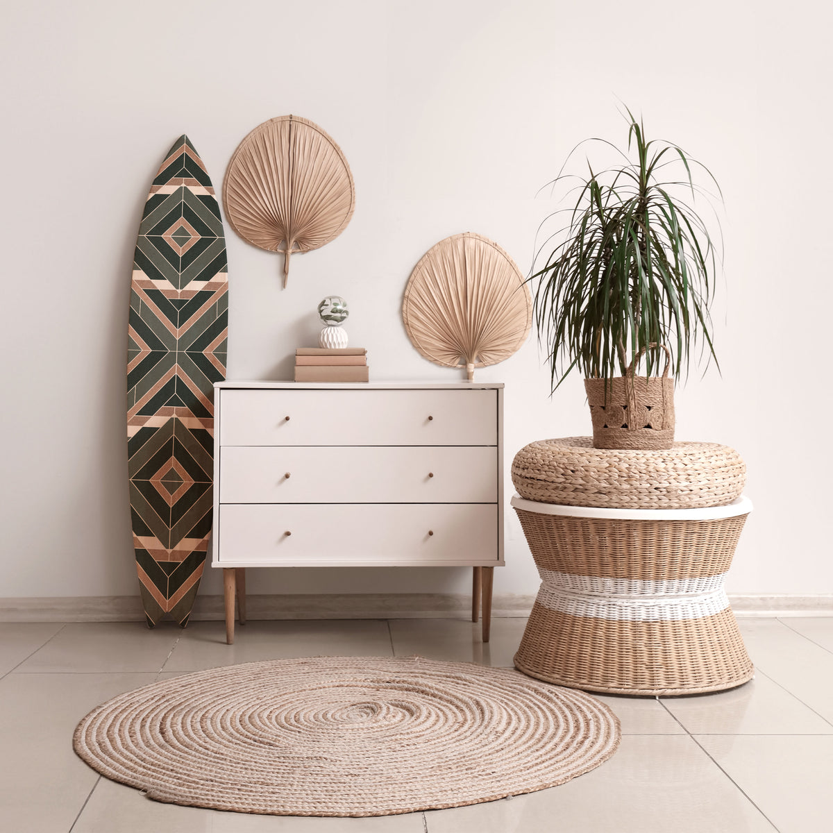 DIMENSION DELIGHTS Surfboard Decorative Panel