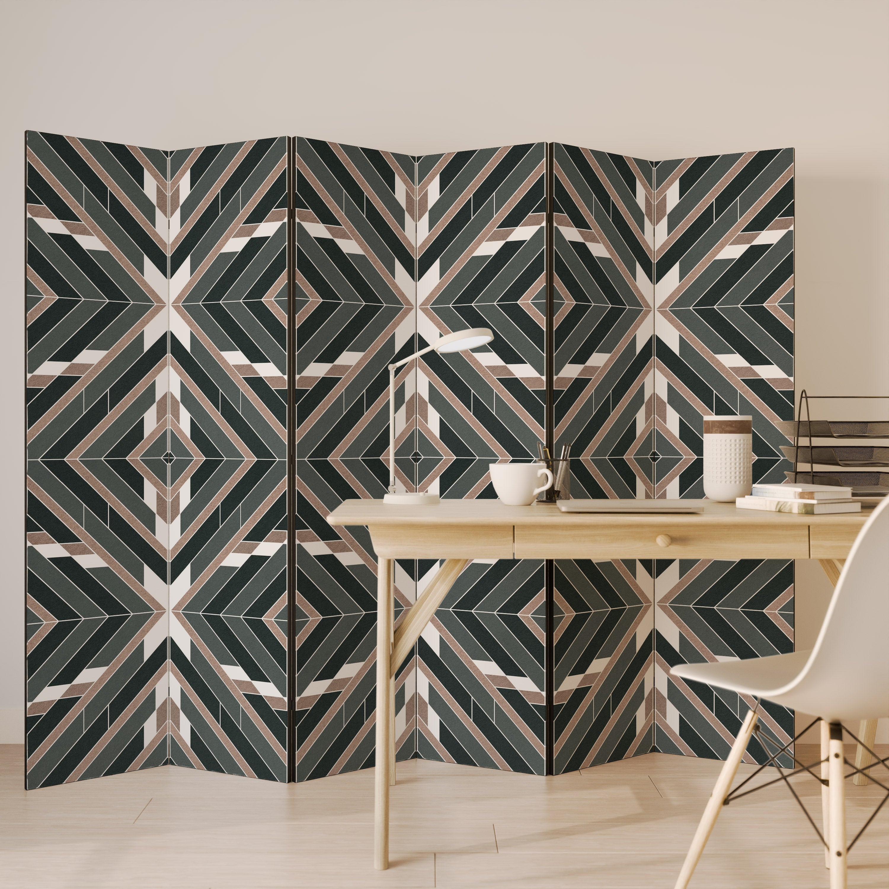 DIMENSION DELIGHTS Biombo Decorativo de 6 Painéis