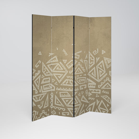 CULTURAL LAYERING 4-Panel Room Divider