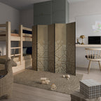 CULTURAL LAYERING Decorative 5-Panel Room Divider