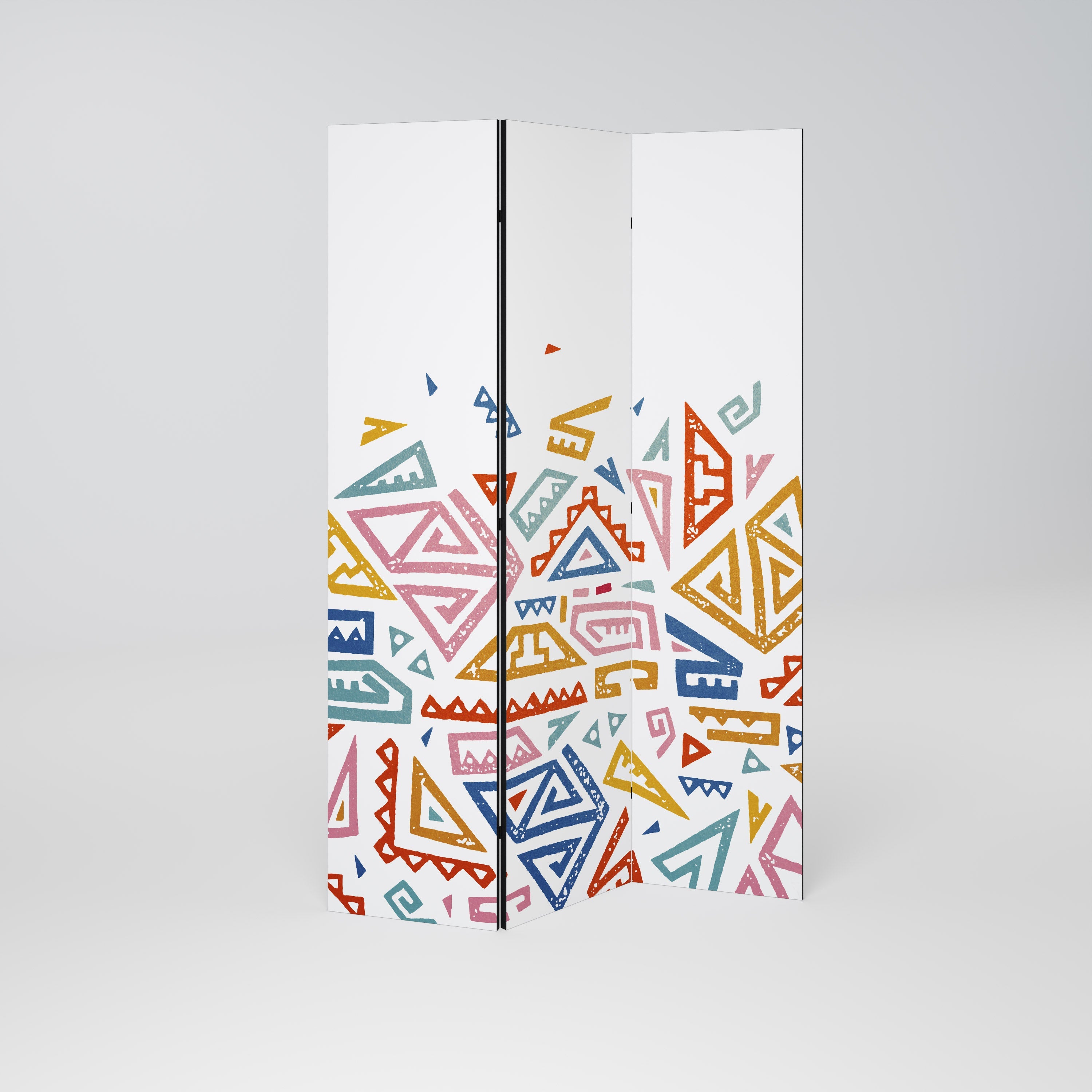 ANGULAR FEELING Biombo Decorativo de 3 Painéis